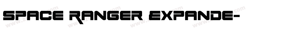 Space Ranger Expande字体转换
